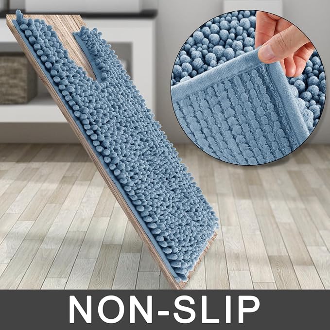 Yimobra Toilet Rug U Shaped Washable 24x20 Inch - Image 4