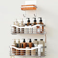 Orimade Shower Caddy Basket Shelf, No Drilling Wall Mounted Rustproof Stainless by Orimade