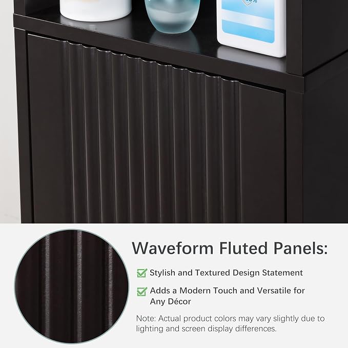Tall Bathroom Storage Cabinet, Narrow Storage Cabinet - Image 3