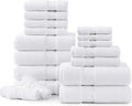 LANE LINEN Towel Set of 18 – Premium 100% Cotton, Zero Twist, 6 Large Bath Towel by LaneLinen