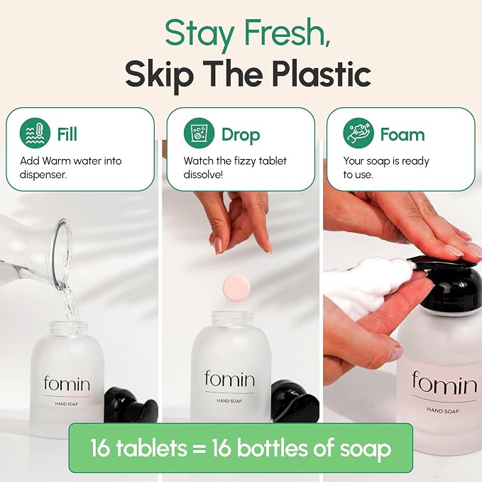 FOMIN Foaming Hand Soap Tablet Refills - Image 3