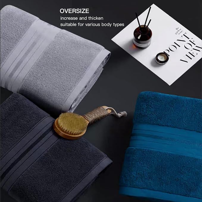 Bath Sheet, Oversized Bath Towel, Beach Towel, 40x73 inches, Extra Large - Image 7