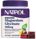 Natrol Magnesium Glycinate Supplements 100mg, Cherry Lemon Soft Chews by Natrol