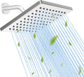 Hibbent Thickness Metal Rain Shower Head, 6 Inch High Pressure Rainfall Shower by Hibbent