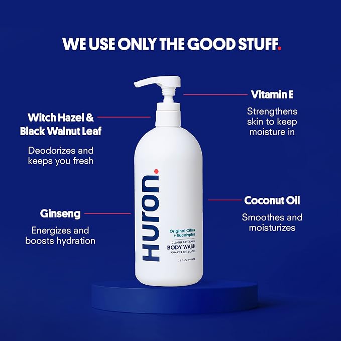 Huron Men's Moisturizing Body Wash - Image 3
