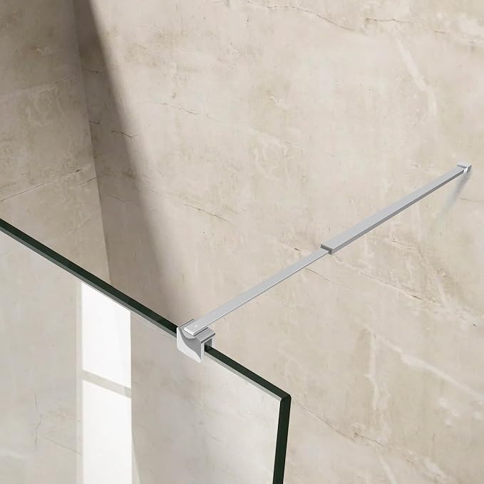 Shower Door Glass Support Bar, 26.96" to 48.54" Adjustable Stainless Steel - Image 2