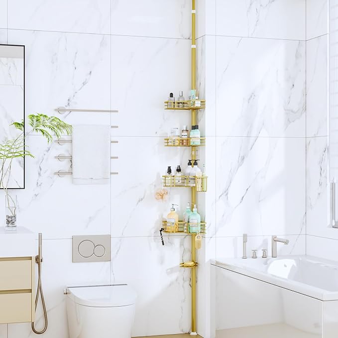 SWTYMIKI Shower Caddy Tension Pole - Image 6
