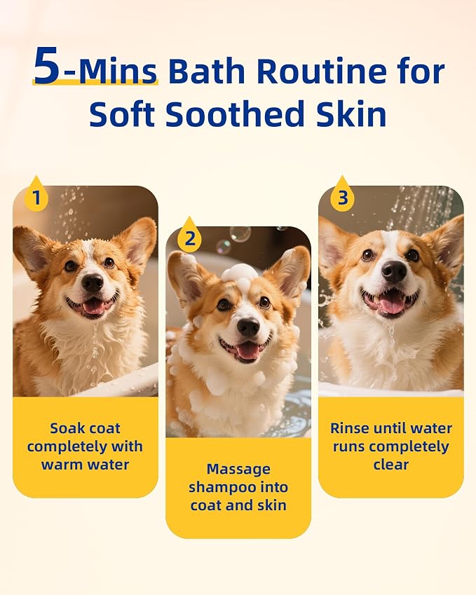 Unipaws Probiotic Dog Shampoo for Short-Haired Coats – Itch Relief, Deodorizing - Image 5