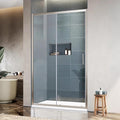 Bathroom Shower Glass Door 45.4"-47" W×76" H, Single Sliding Shower Door by SHOWERBATHTUBDOORSDEVELOPER