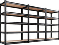 AOAORRG Set of 3 Storage Shelves, 45.6" W Heavy Duty Garage Shelving, 5-Tier by Unknown