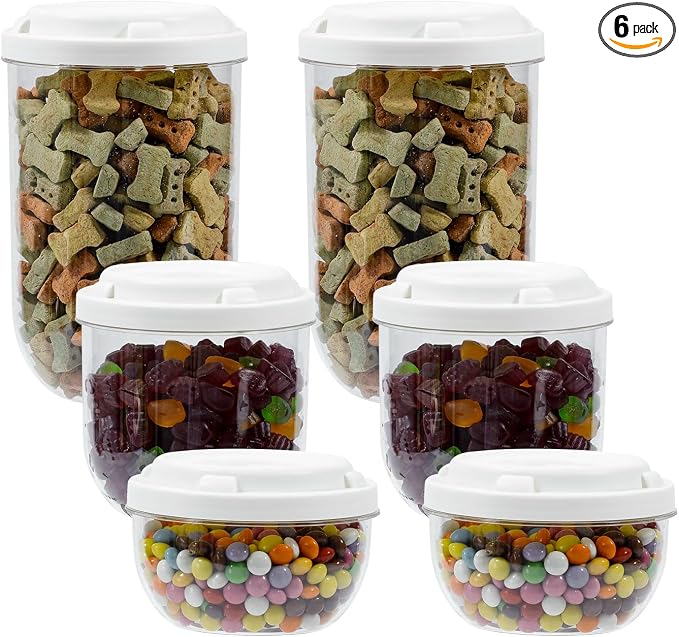 FABROK 6 Pack Candy Storage Organizer by FABROK