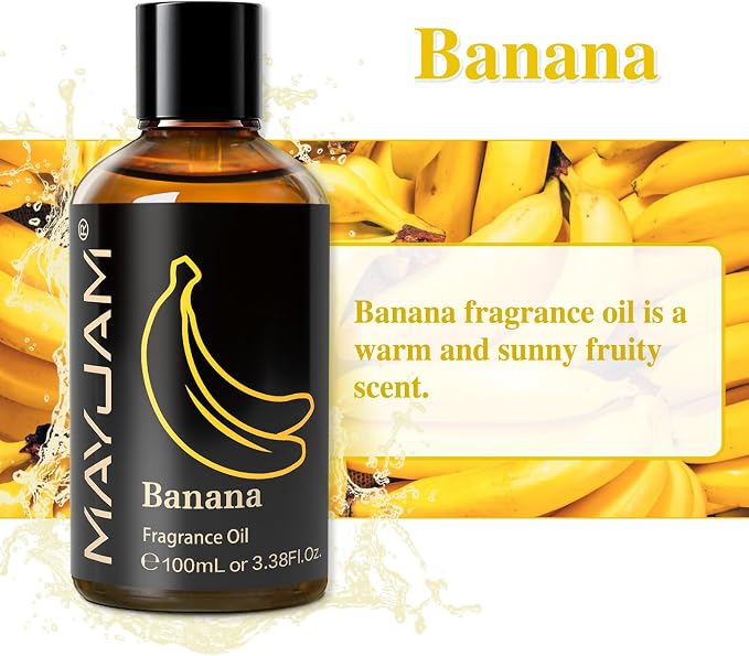 MAYJAM 100ML/3.38FL.OZ Banana Fragrance Oils - Image 4