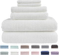 Minor Flaws - Everplush Diamond Jacquard 6 Pieces Bath Towel Set, Luxury Super by Everplush
