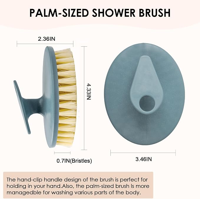 INNERNEED Soft Silicone Body Cleansing Brush Shower Scrubber, - Image 4