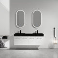 60” Wall Mounted Bathroom Vanity, Bathroom Cabinet by DOPERFE