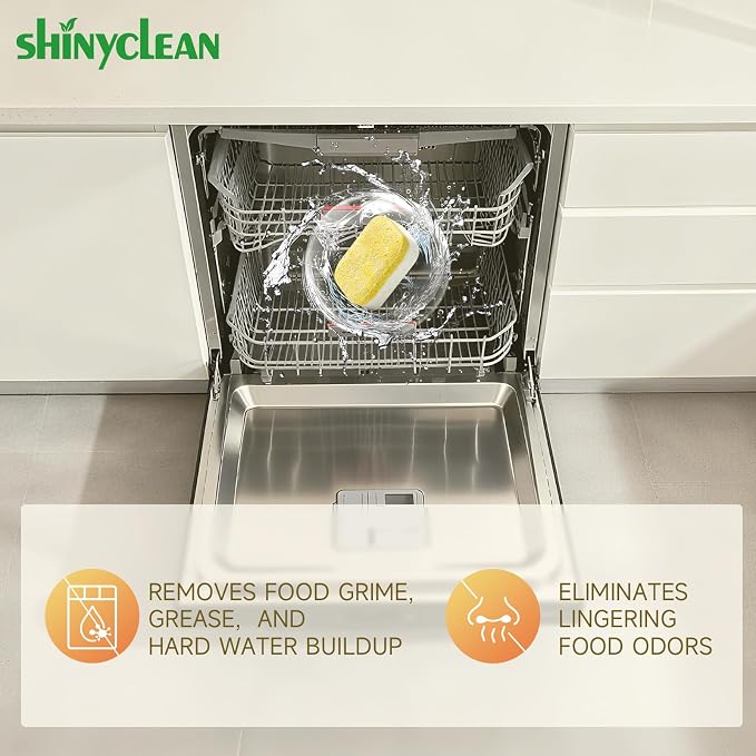 Heavy Duty Dishwasher Cleaning Tablets | Natural Dishwasher Cleaner and - Image 4