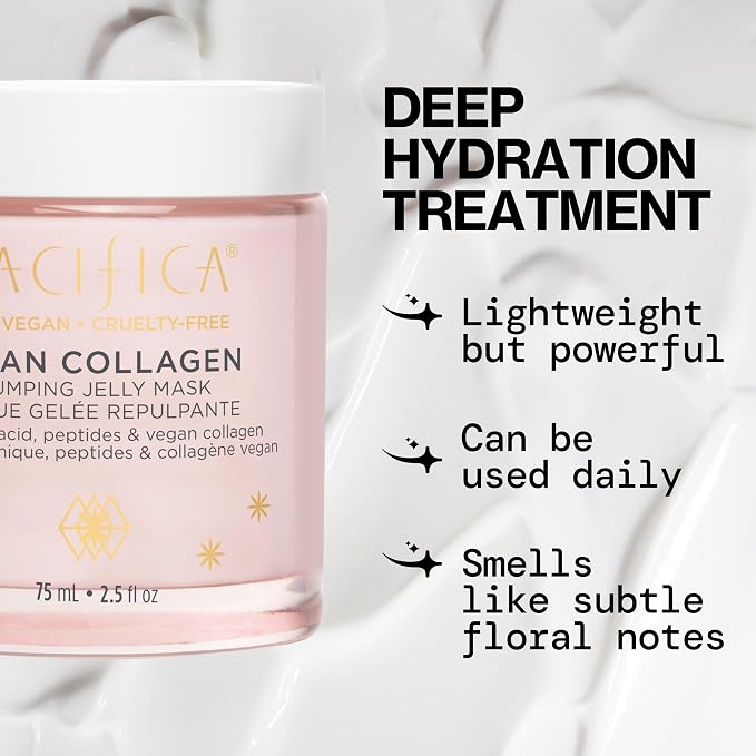 Pacifica Vegan Collagen Plumping Jelly Mask – Overnight Hydrating Face Mask - Image 2
