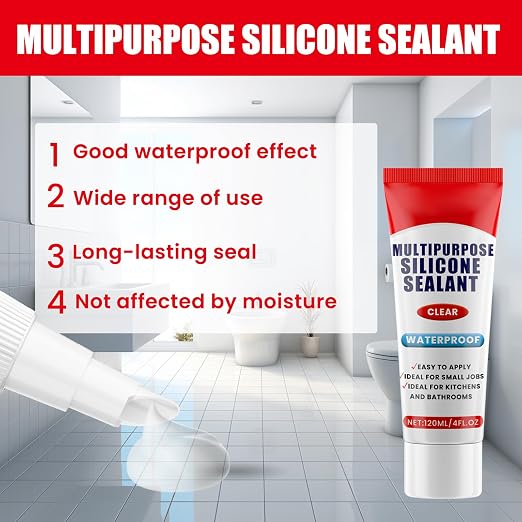 Clear Silicone Caulk, Silicone Sealant, Waterproof Sealant, Ideal Choice - Image 5