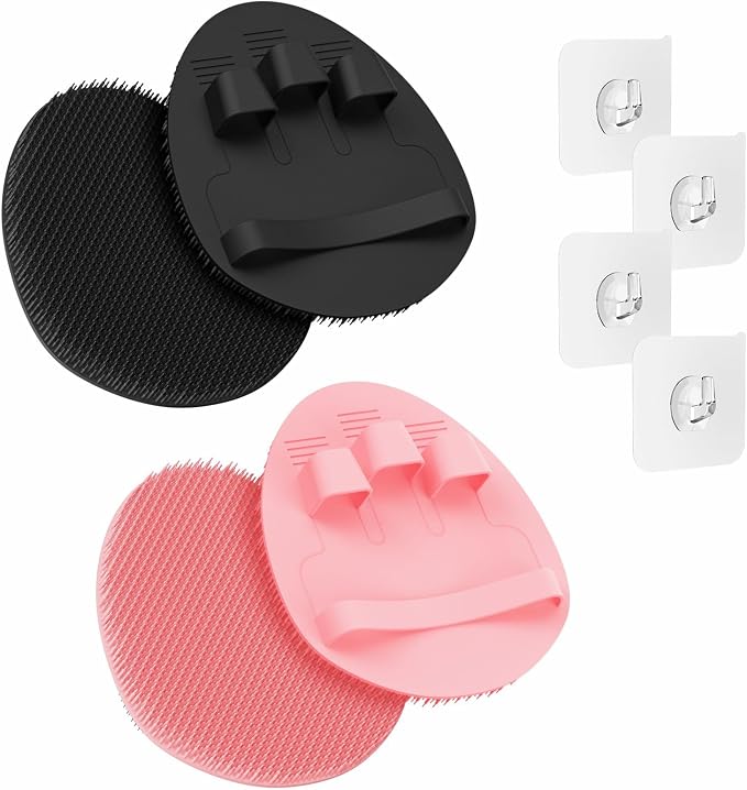 Manmihealth 4 Pack Soft Silicone Shower Brush, Super-Lathering and by ManmiHealth