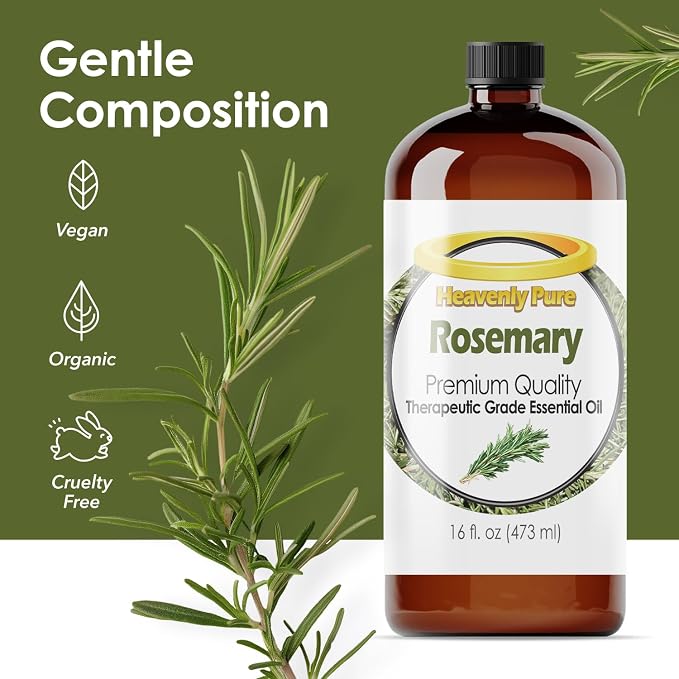 Rosemary Essential Oil 16 oz Large Bottle - Image 7