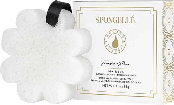 Spongelle Freesia Pear Wild Flower Buffer Body Scrubber by Spongell%C3%A9