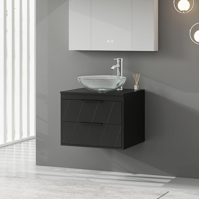 eclife 24" Floating Bathroom Vanities by eclife