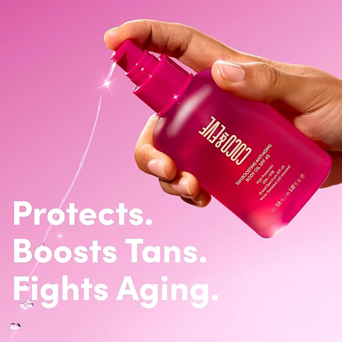 Coco & Eve Tan Boosting Anti-Aging Body Oil SPF45 - Image 5