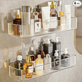 Acrylic Shower Shelves 4Pack, No Drilling Wall Adhesive Shelf, Bathroom Shelves by Halyuhn