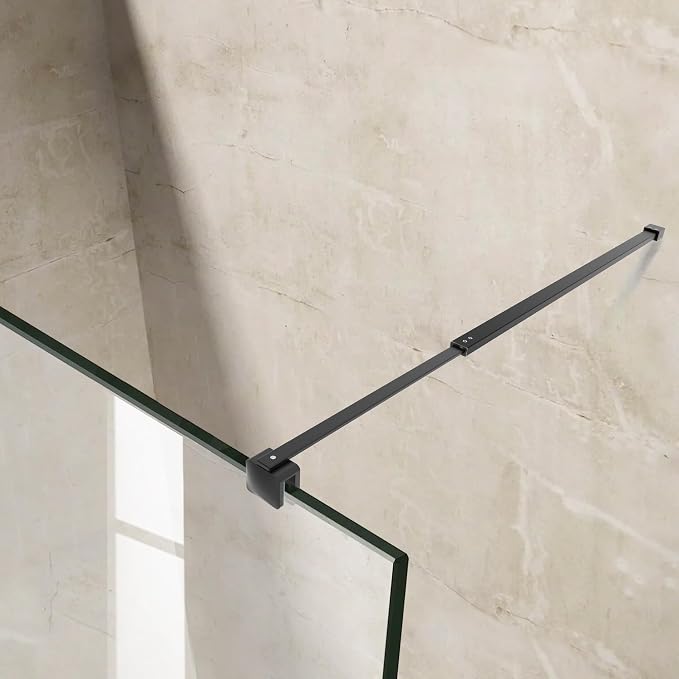 Shower Door Glass Support Bar, 26.96" to 48.54" Adjustable Stainless Steel - Image 2