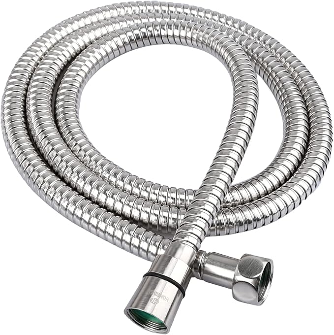 HOMEIDEAS 60 inches Shower Hose, 5 feet Long 304 Stainless Steel Handheld by HOMEIDEAS
