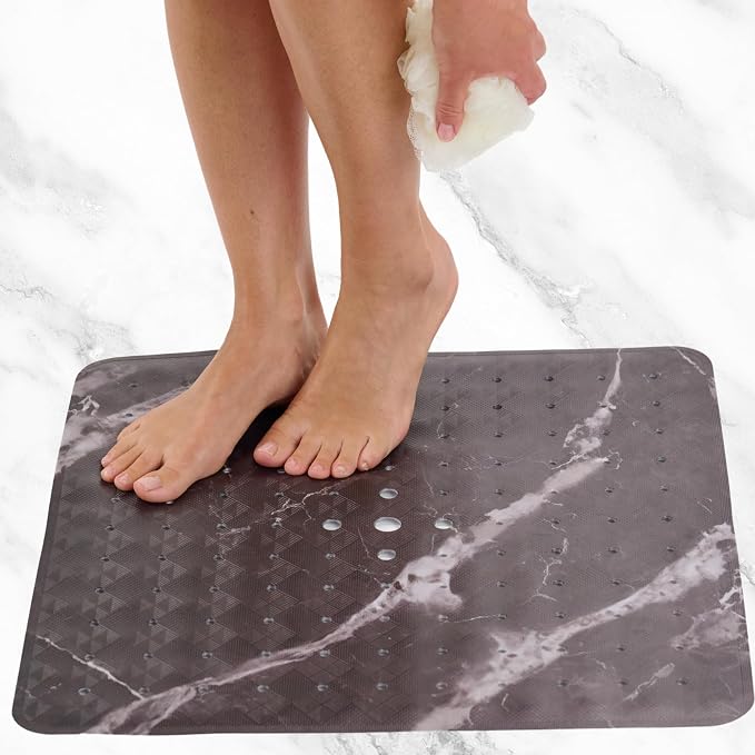ENKOSI Square Shower Mat 21 x 21 – Anti Slip Shower Mat - Image 2