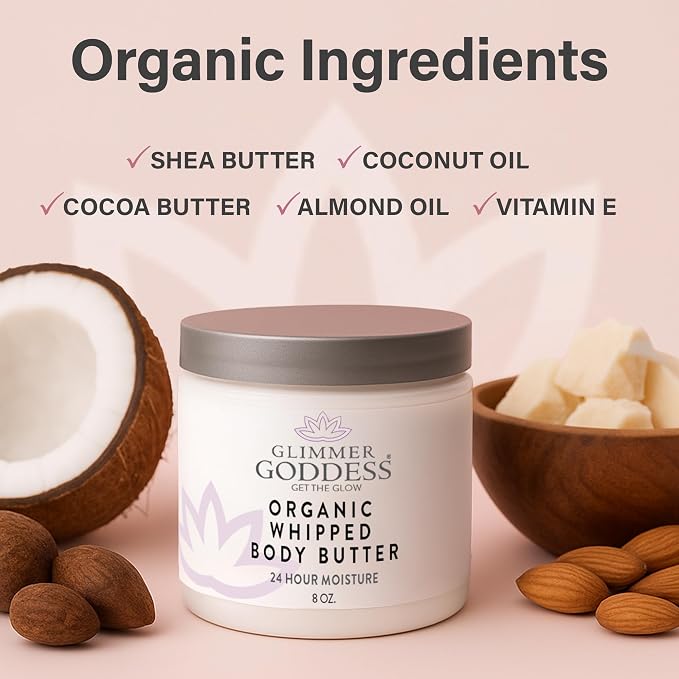 GLIMMER GODDESS Organic Whipped Body Butter - Image 2
