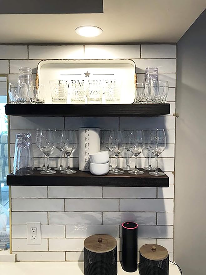 joelsantiques - 24 Inch Wooden Floating Shelves - Image 4