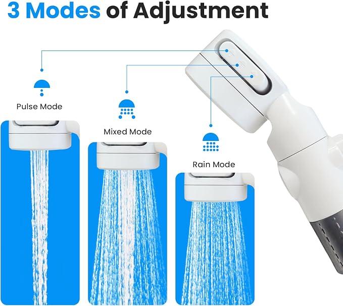 Portable Camping Shower Outdoor Camp Shower Pump, Upgrade Rechargeable Electric - Image 5