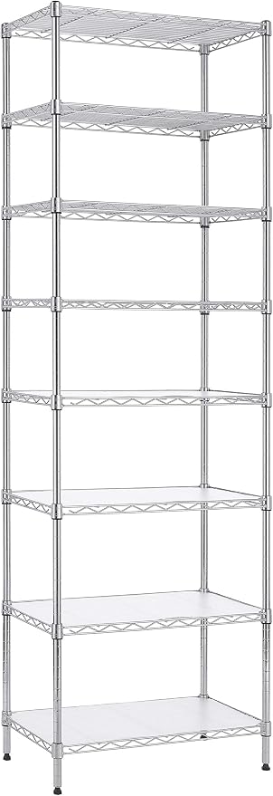 Finnhomy 8-Tier Wire Shelving Unit Adjustable Steel Wire Rack Shelving 8 by Finnhomy