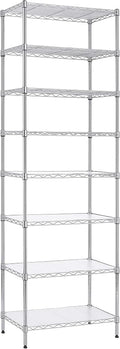 Finnhomy 8-Tier Wire Shelving Unit Adjustable Steel Wire Rack Shelving 8 by Finnhomy