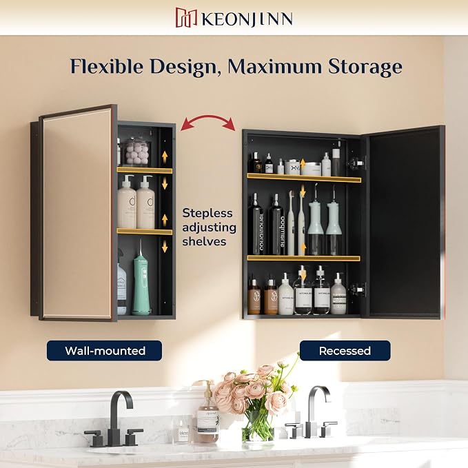 Keonjinn 16" x 24" Medicine Cabinets - Image 4