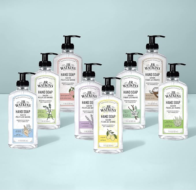 J.R. Watkins Gel Hand Soap, 3 Pack of 11 Fl Oz, Vanilla Mint - Image 7