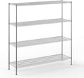 21" Deep x 72" Wide x 74" Height Wire Shelving Kit | 4-Tier | NSF Commercial by Regal+Altair