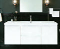 Modern 60" Floating Bathroom Vanity by VUMALL