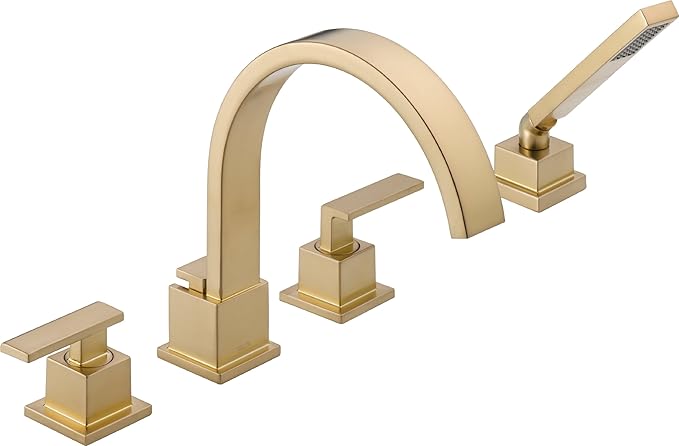 DELTA FAUCET T4753-CZ Roman Tub, 8.75 x 26.00 x 8.75 inches, Champagne Bronze by DeltaFaucet