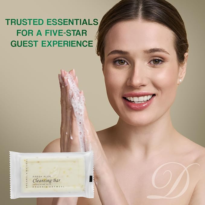 1-Shoppe All-in-Kit Diversified Hospitality Organic Oatmeal Cleansing Bar Soap - Image 6