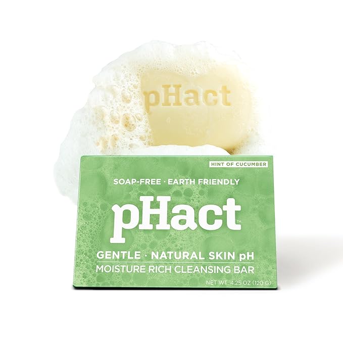 ANDREW LESSMAN pHact Moisture-Rich, Soap-Free Cleansing Bar Cucumber. Natural by ProCapsbyAndrewLessman