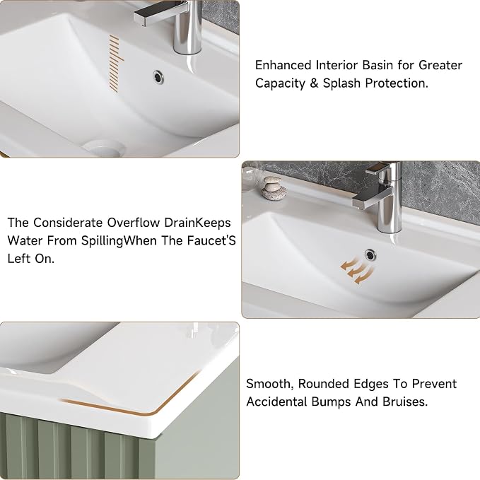 ONBRILL 24 Inch Bathroom Vanity - Image 7