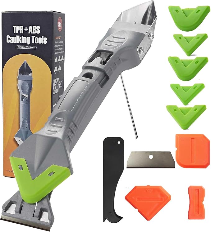caulk remover tool, Silicone Caulking Tool Kit, Caulking Tool 5 in 1 by Unknown