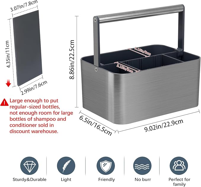 Portable Shower Caddy Basket Bin - Image 2
