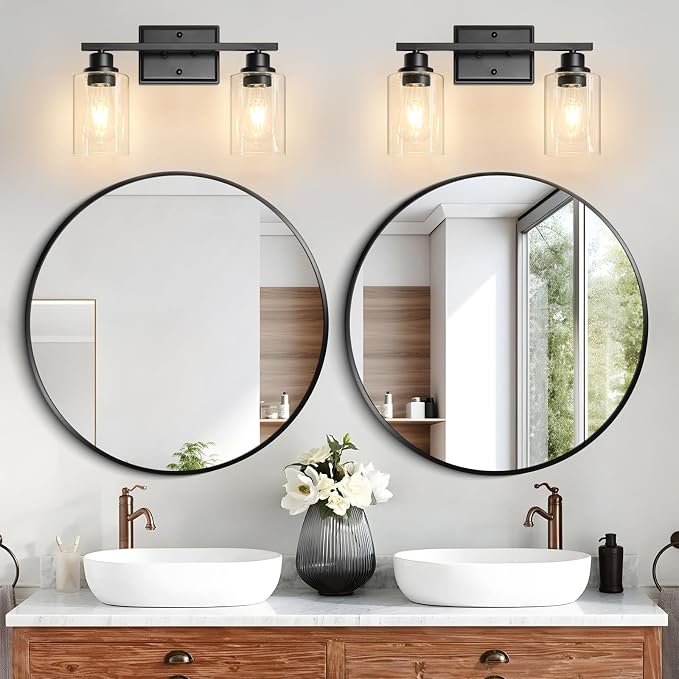 Unicozin 2 Light Bathroom Light Fixtures, Modern Vanity Lights Over Mirror - Image 8