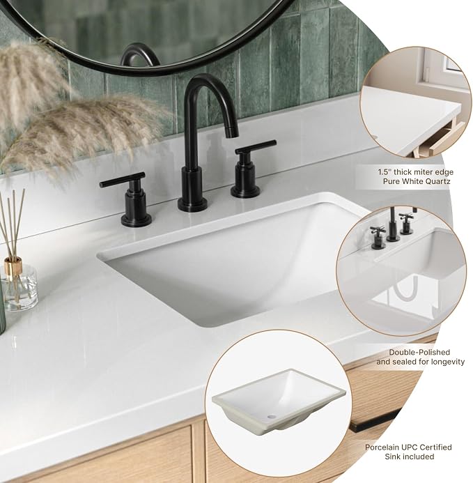 ARIEL 61" Inch Bathroom Vanity - Image 5