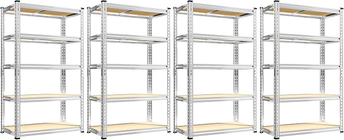 REIBII Storage Shelves 2020LBS Garage Shelving Heavy Duty Metal Shelving by REIBII