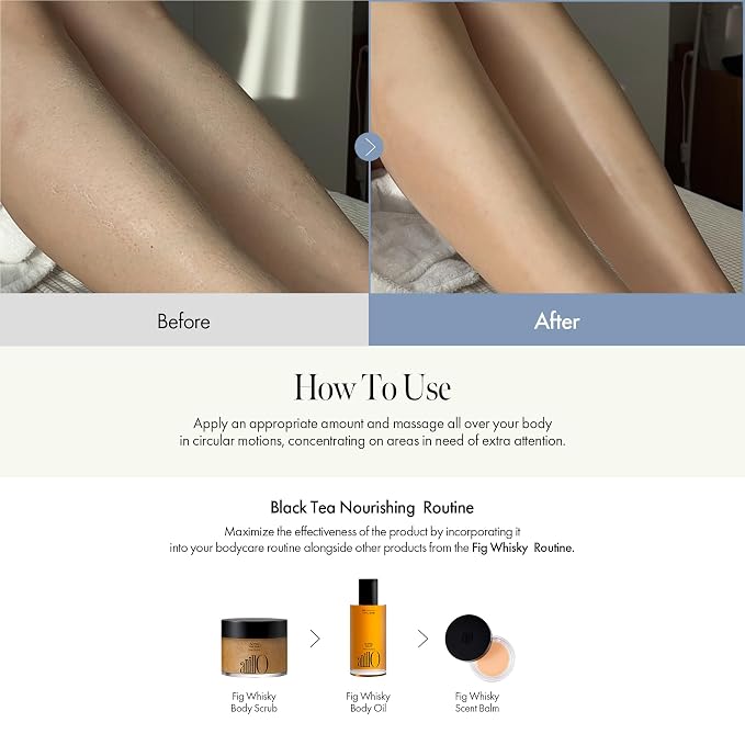 Fig Whisky Hydrating Body Oil – Fast-Absorbing & Non-Greasy Moisturizer - Image 6